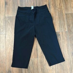 Ruby Rd. Black 10 Cropped Pants